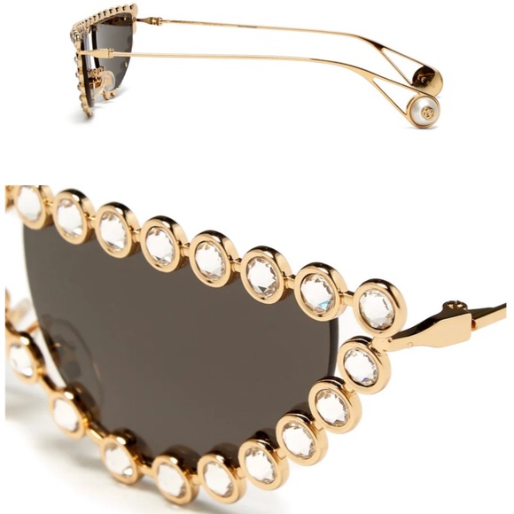 Gucci cat eye crystal sunglasses main image 7